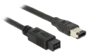 DeLOCK Firewire 800 9-pin / 400 6-pin Cable - 1.0m