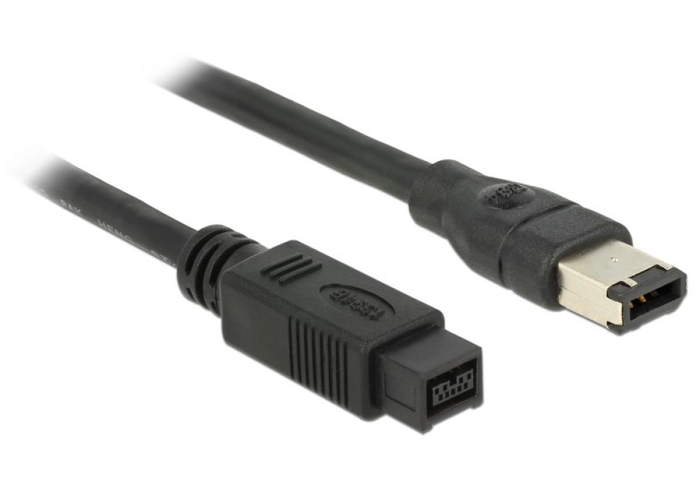 DeLOCK Firewire 800 9-pin / 400 6-pin Cable - 1.0m