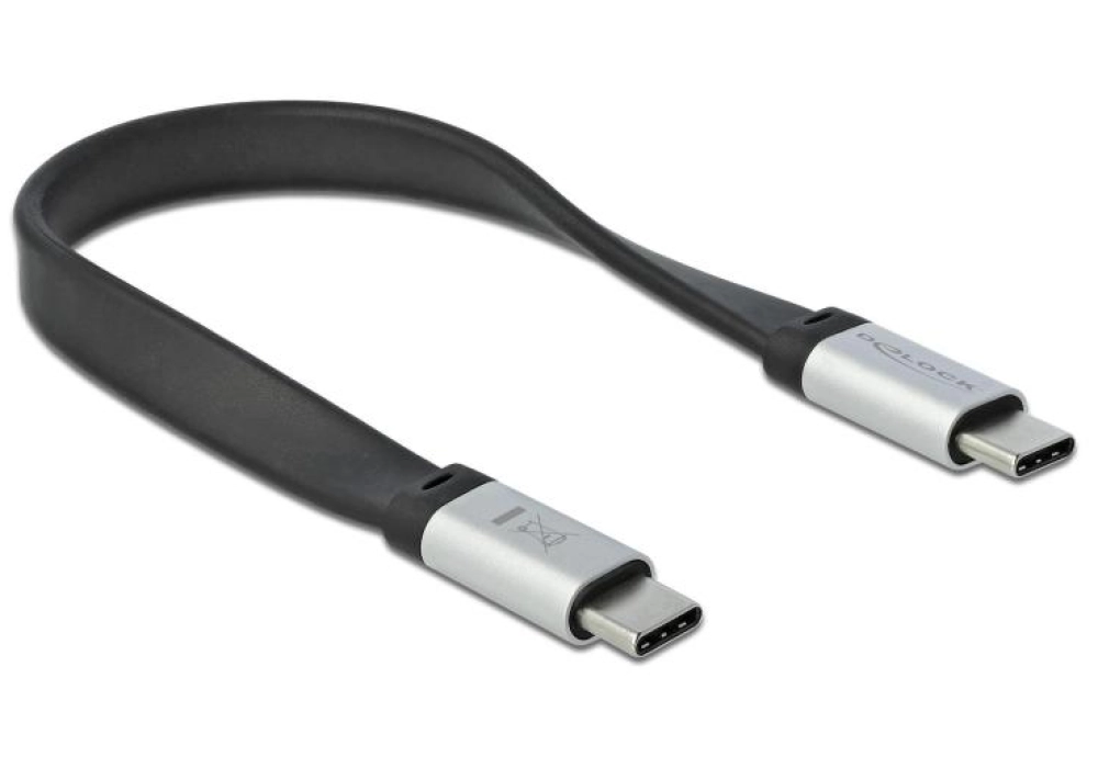 DeLOCK Flat Ribbon Cable USB Type-C 3.2 male > USB 3.2 male - 22 cm