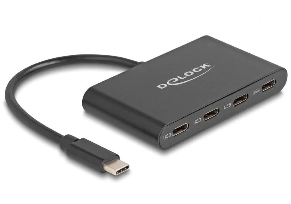 Delock Hub USB-C vers 4 x USB 3.2 Gen 2 type C - 64129 