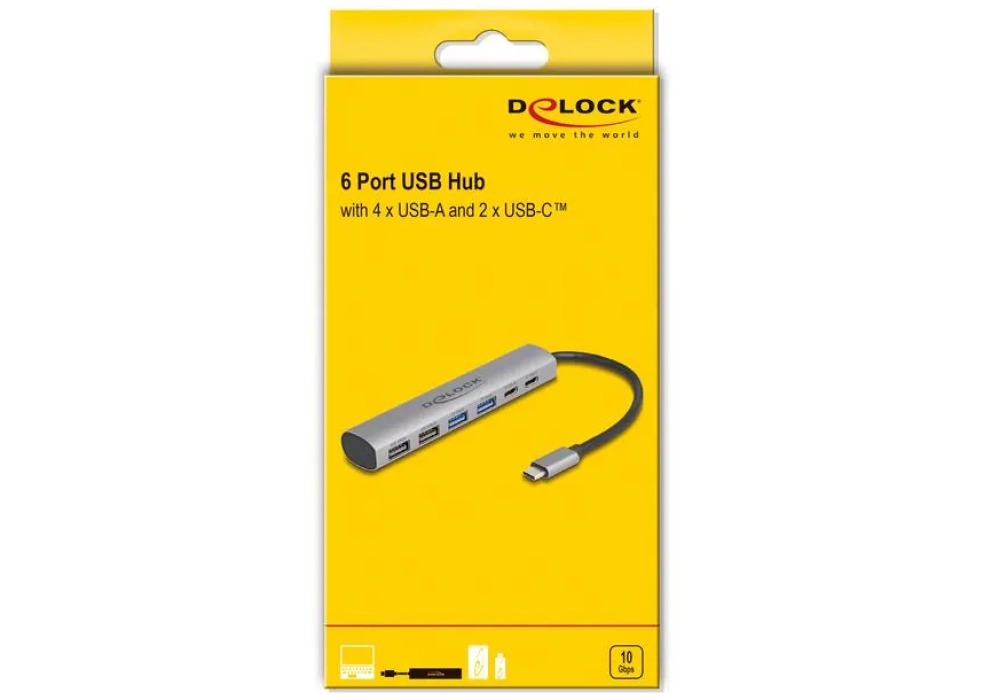 Delock Hub USB Type-C