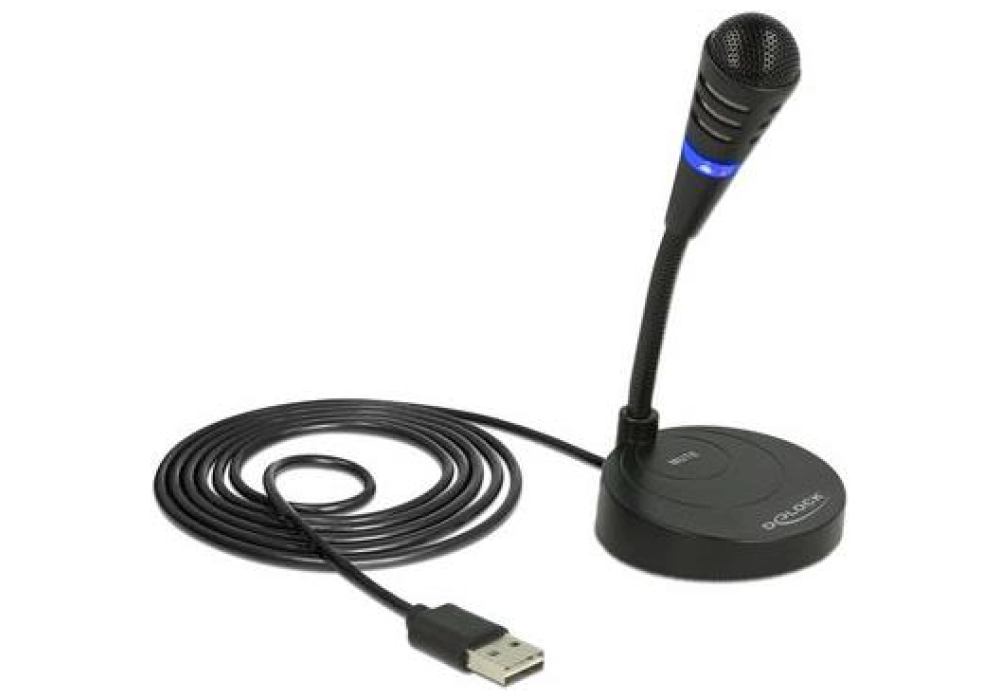 DeLOCK Microphone USB with base