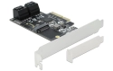 DeLOCK PCI Express Card 4x SATA 6 Gb/s + 1x M.2 SATA 2242