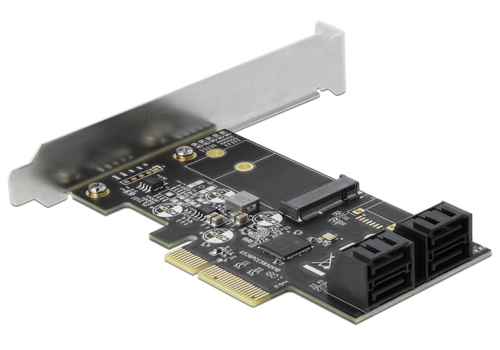 DeLOCK PCI Express Card 4x SATA 6 Gb/s + 1x M.2 SATA 2242