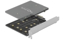 DeLOCK PCIe Card 2 x M.2 SATA