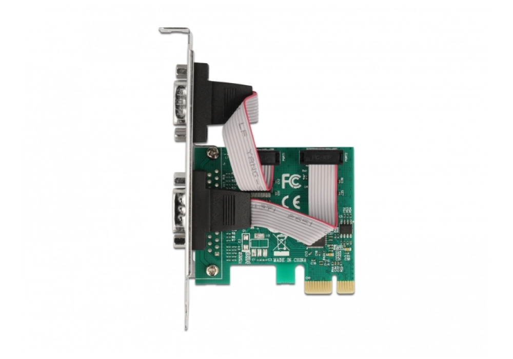 DeLOCK PCIe Card 2 x Serial (LP)
