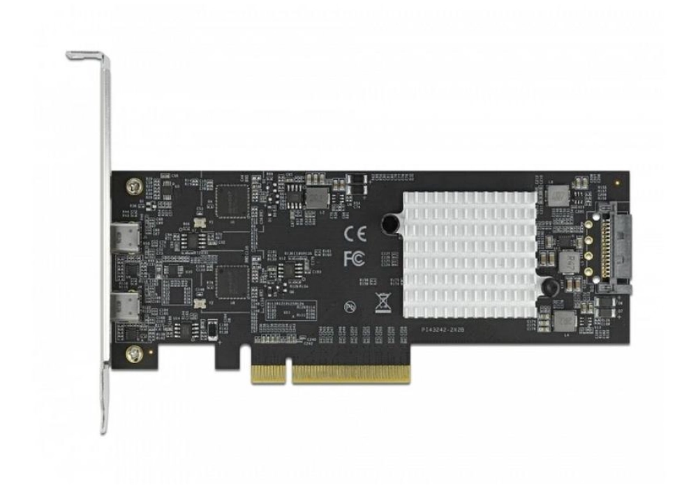 DeLOCK PCIe Card 2 x USB 3.2 Gen2x2 (Type-C)