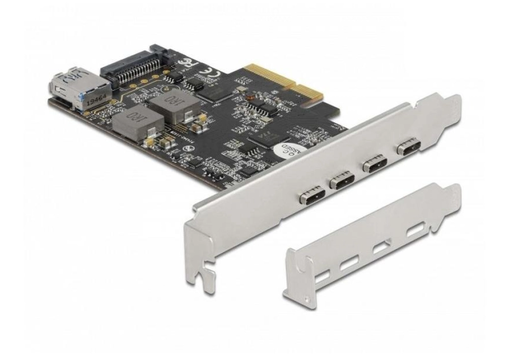 DeLOCK PCIe Card 4 x USB 3.1 Gen 2 (Type-C)