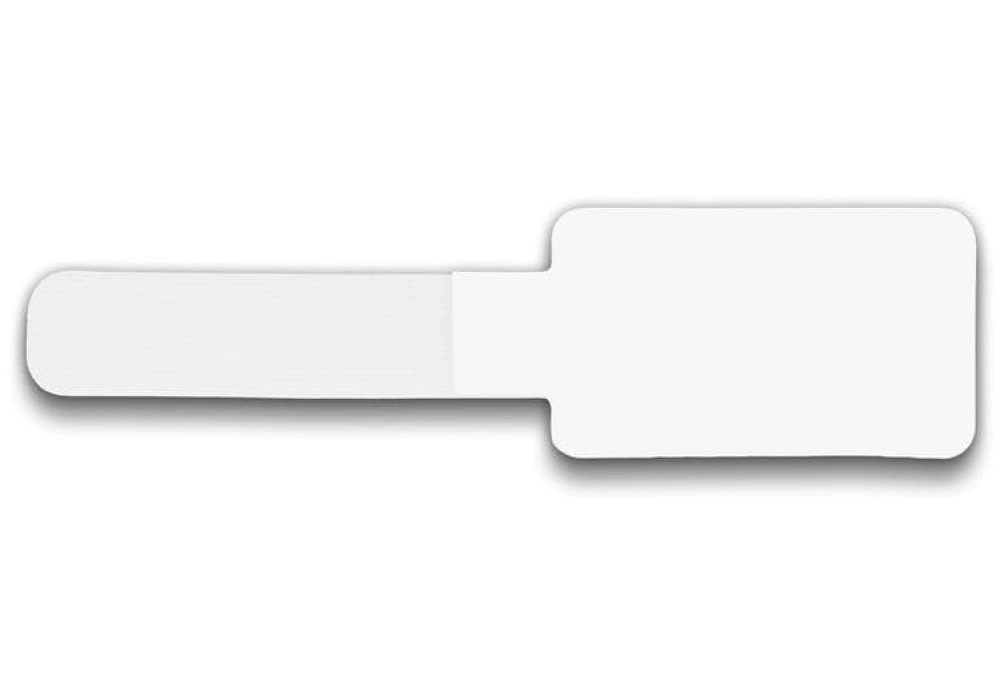 DeLOCK Serre-câble auto-agrippant autocollant 90 mm x 24 mm (Blanc)