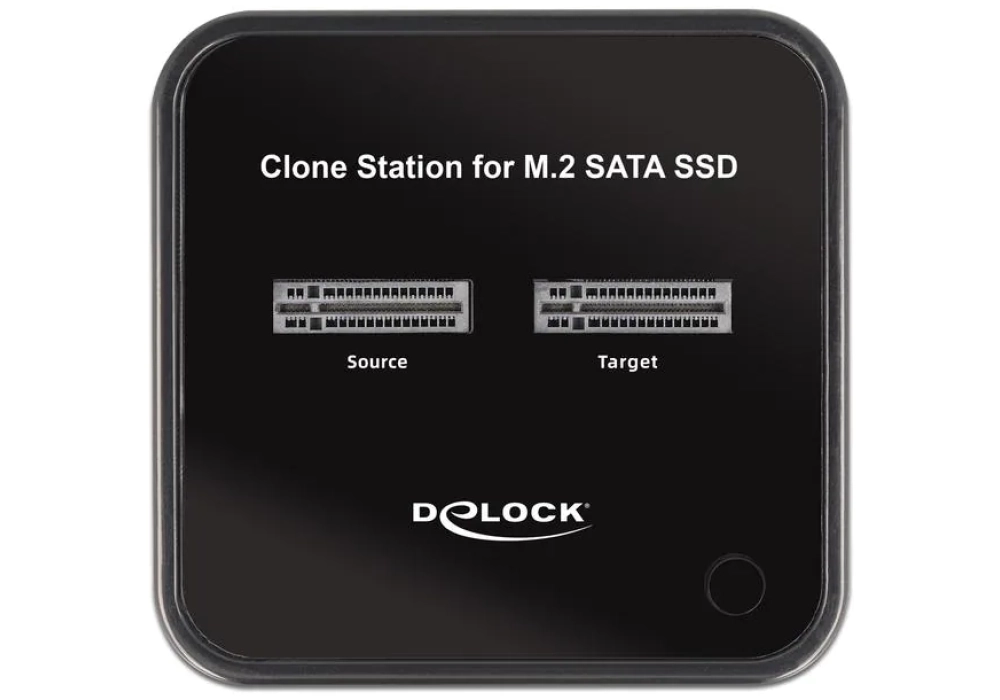 DeLOCK Station d'accueil et de clonage pour 2x M.2 SATA