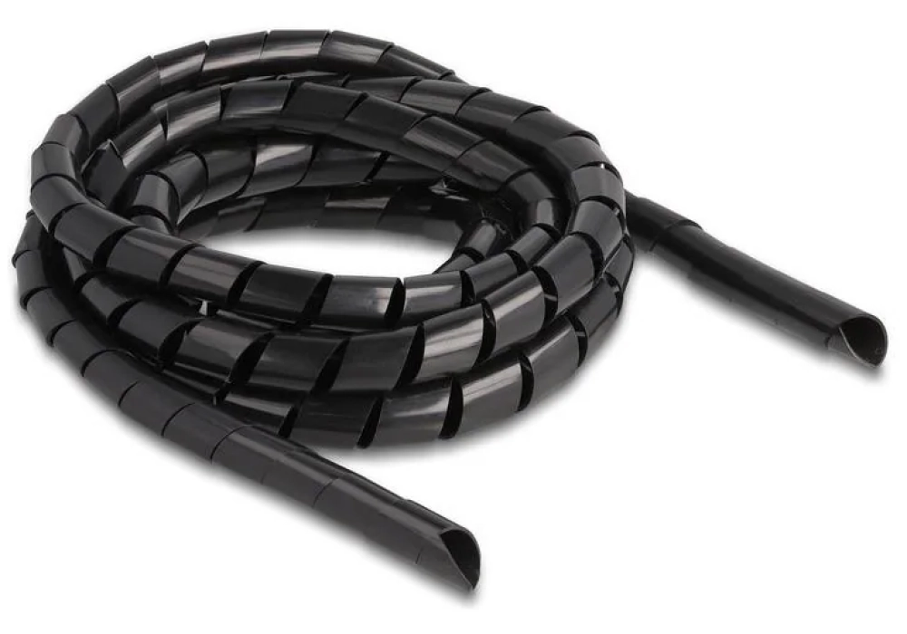Delock Tuyau en spirale flexible 2 m x 14 mm Noir