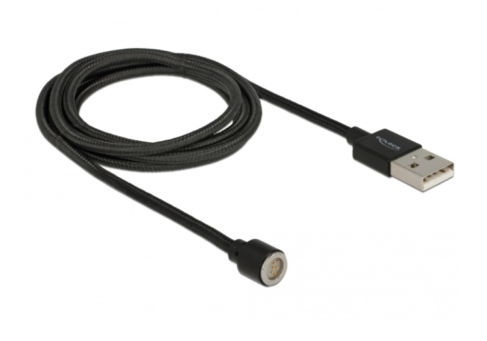 DeLOCK USB 2.0 Magnetic Data & Charge Cable - 1.1 m