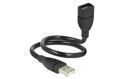 DeLOCK USB 2.0 Type-A (M) > USB 2.0 Type-A (F) ShapeCable - 0.35 m