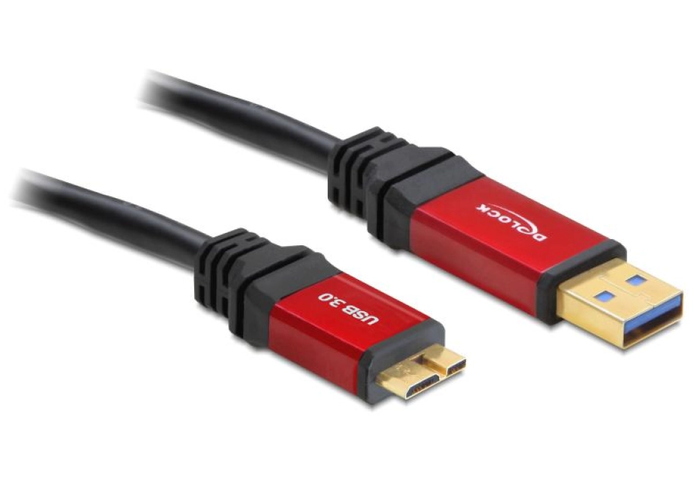 DeLOCK USB 3.0 A / micro-B Premium Cable - 2.0 m