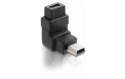 DeLOCK USB USB-B mini 5-pin Male/Female (90°) Adapter