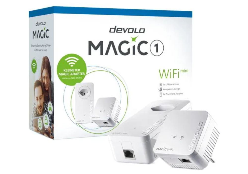 devolo Powerline Magic 1 WiFi mini Starter Kit [PROMO] - 8564 