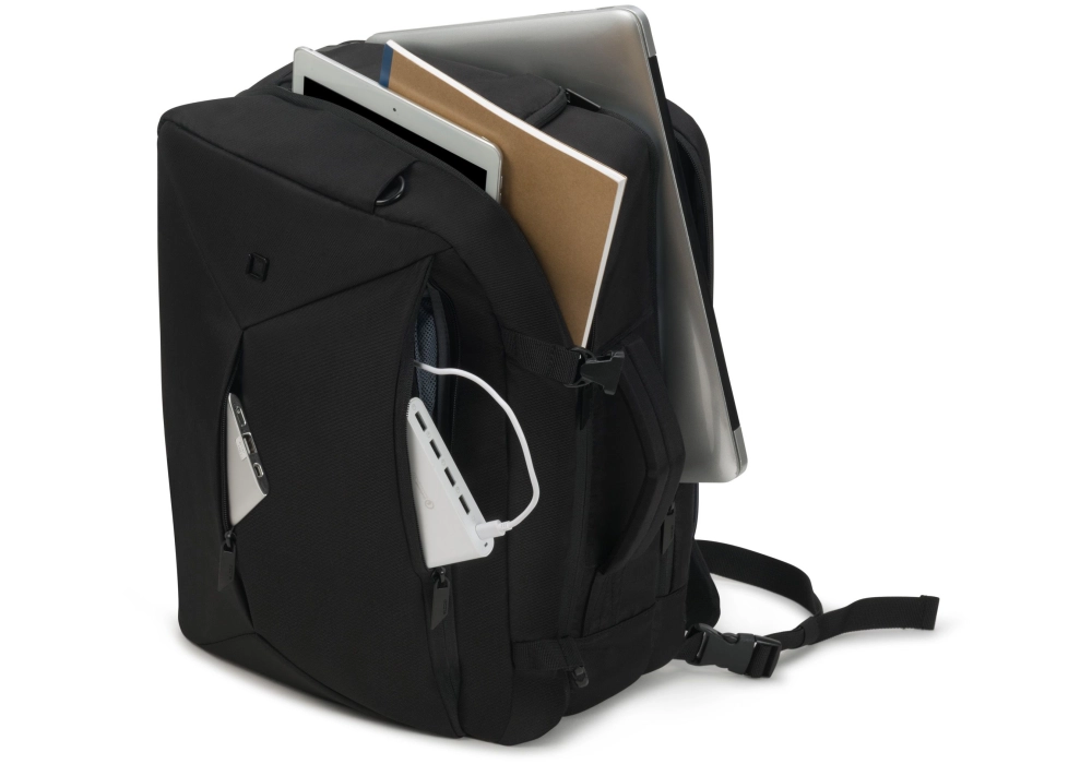 DICOTA Backpack Dual Plus EDGE 13-15.6" (Black)