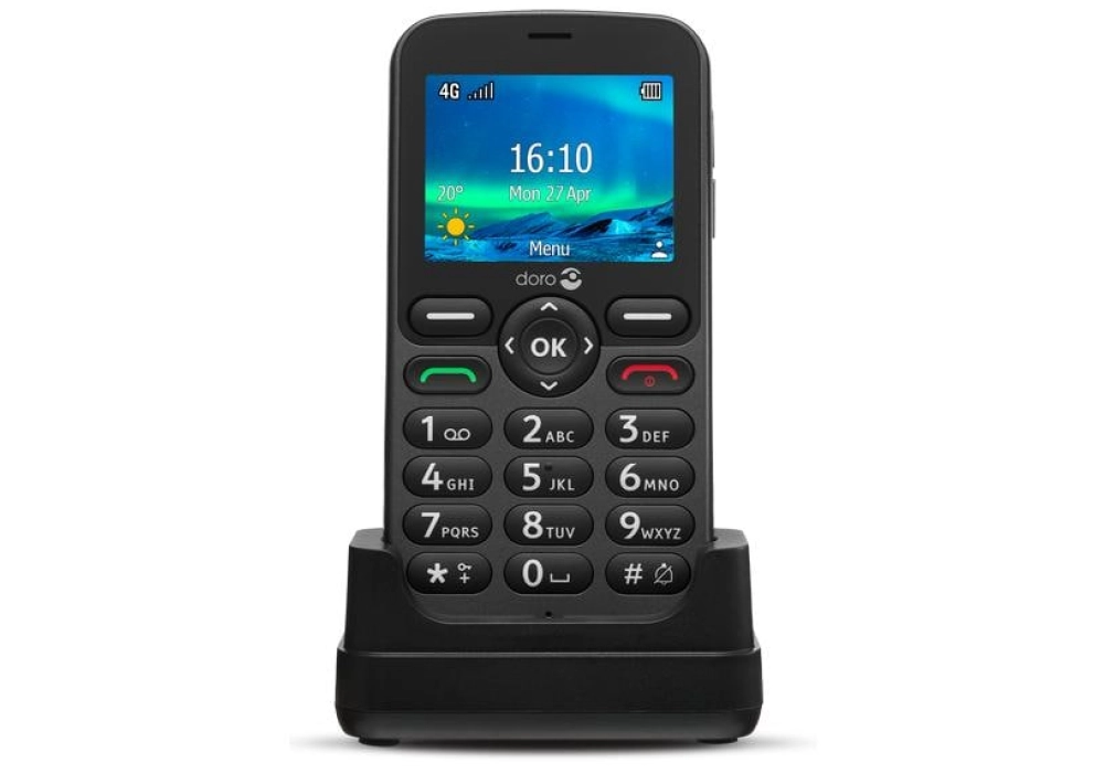Doro Téléphones portables pour seniors 5860 Noir