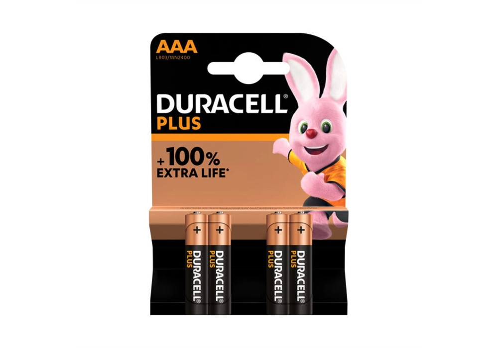 Duracell Alcaline Plus AAA (4)