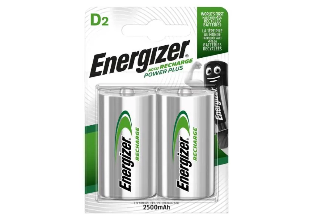 Energizer Batterie Power Plus D 2500 mAh