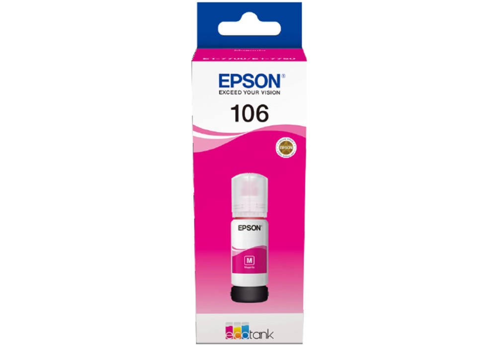 Epson Ink Bottle 106 EcoTank - Magenta 