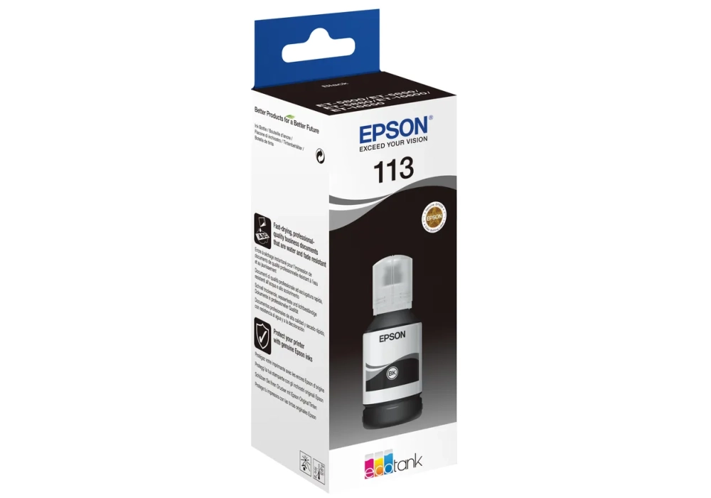 Epson Ink Bottle 113 EcoTank - Black
