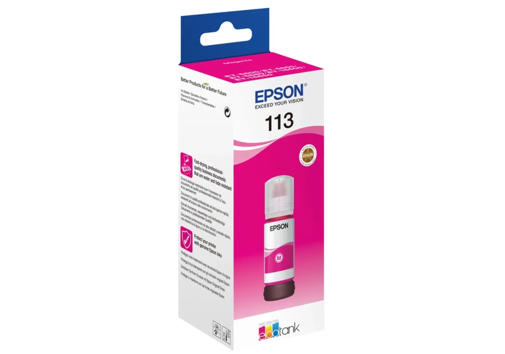 Epson Ink Bottle 113 EcoTank - Magenta