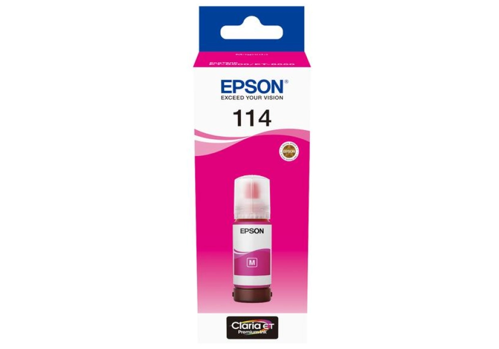 Epson Ink Bottle 114 EcoTank - Magenta