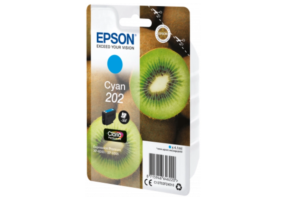 Epson Ink Cartridge 202 - Cyan