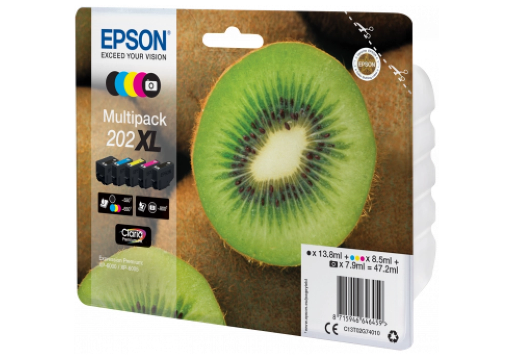 Epson Ink Cartridge 202 XL - Multipack