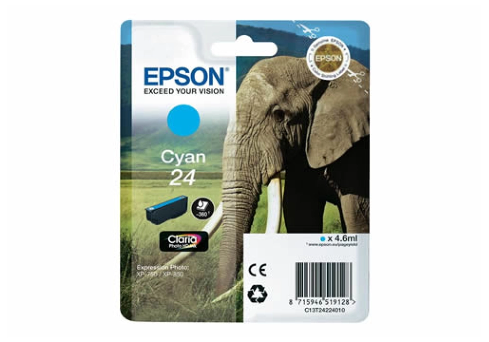 Epson Ink Cartridge 24 - Cyan