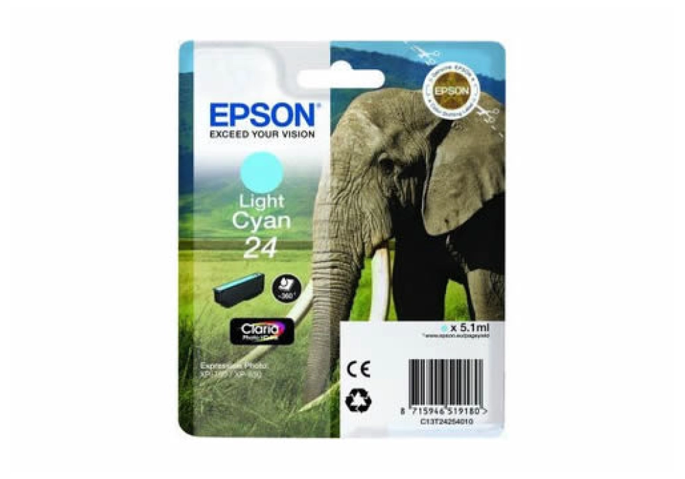 Epson Ink Cartridge 24 - Light Cyan
