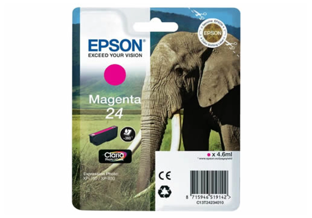 Epson Ink Cartridge 24 - Magenta
