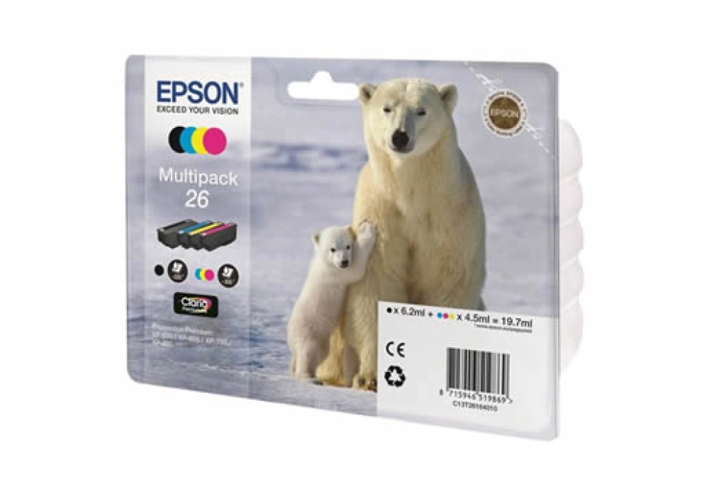 Epson Ink Cartridge 26 - Multipack
