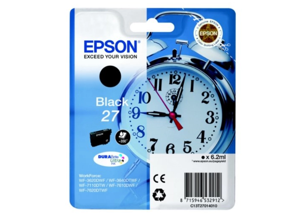 Epson Ink Cartridge 27 - Black