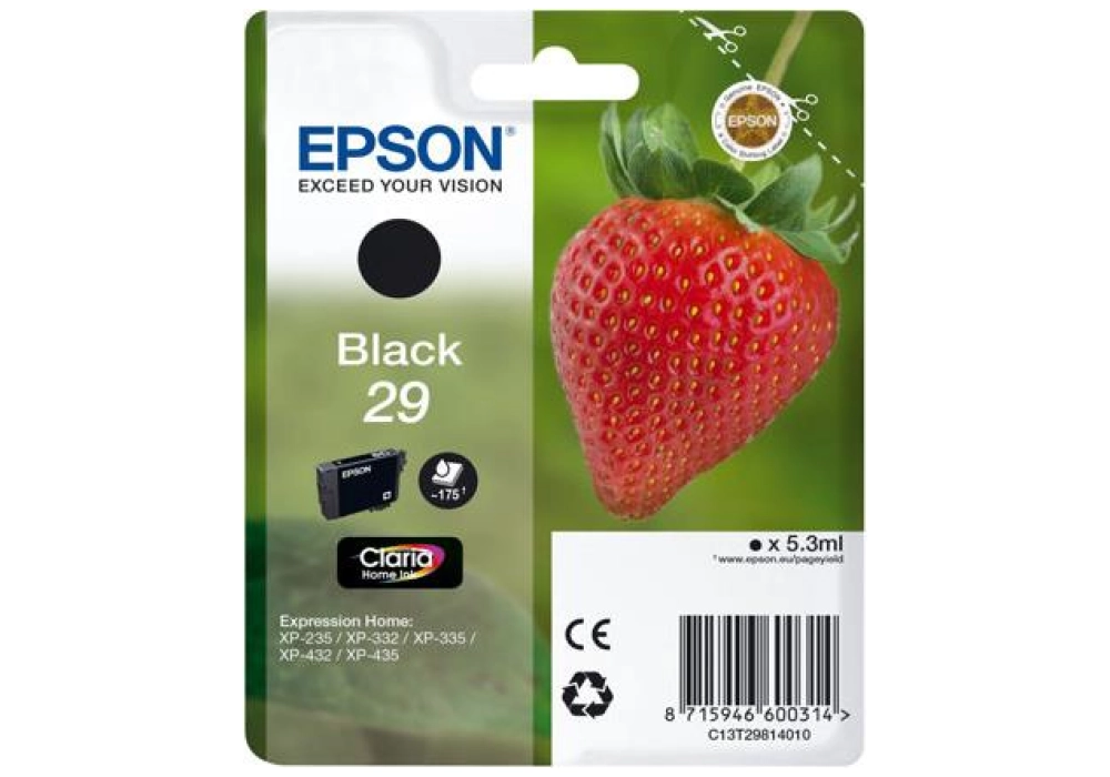Epson Ink Cartridge 29 - Black