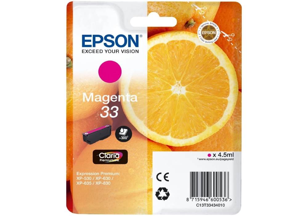 Epson Ink Cartridge 33 - Magenta
