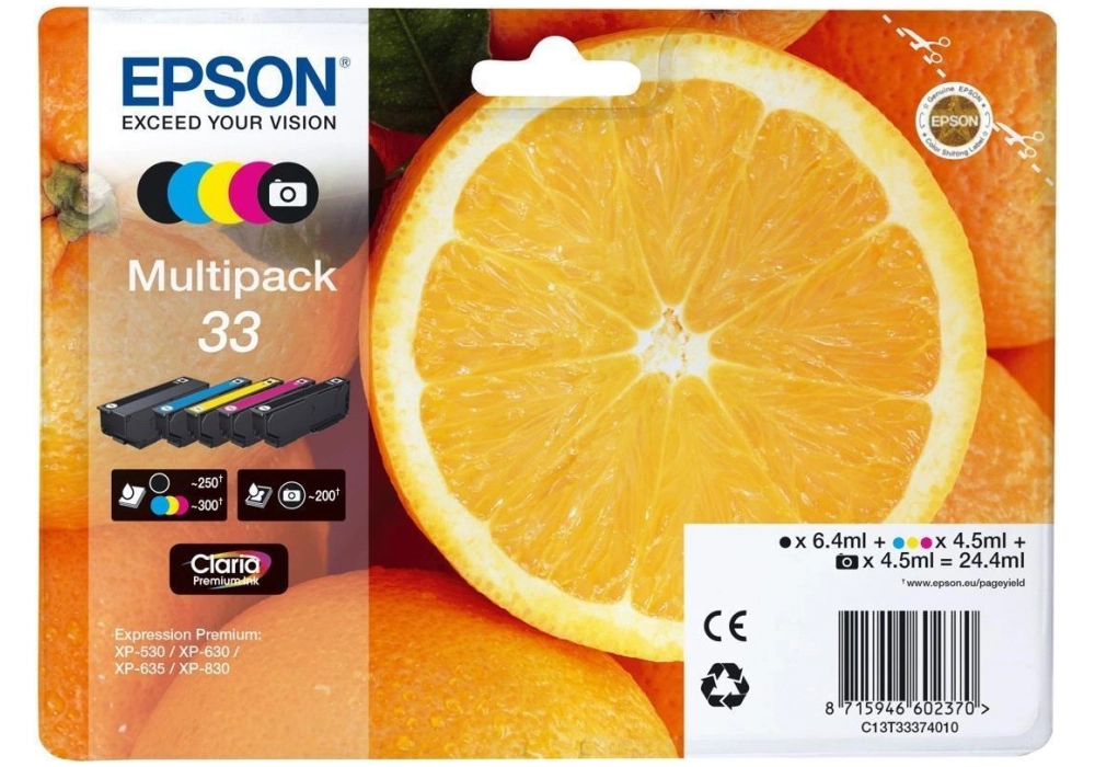 Epson Ink Cartridge 33 - Multipack