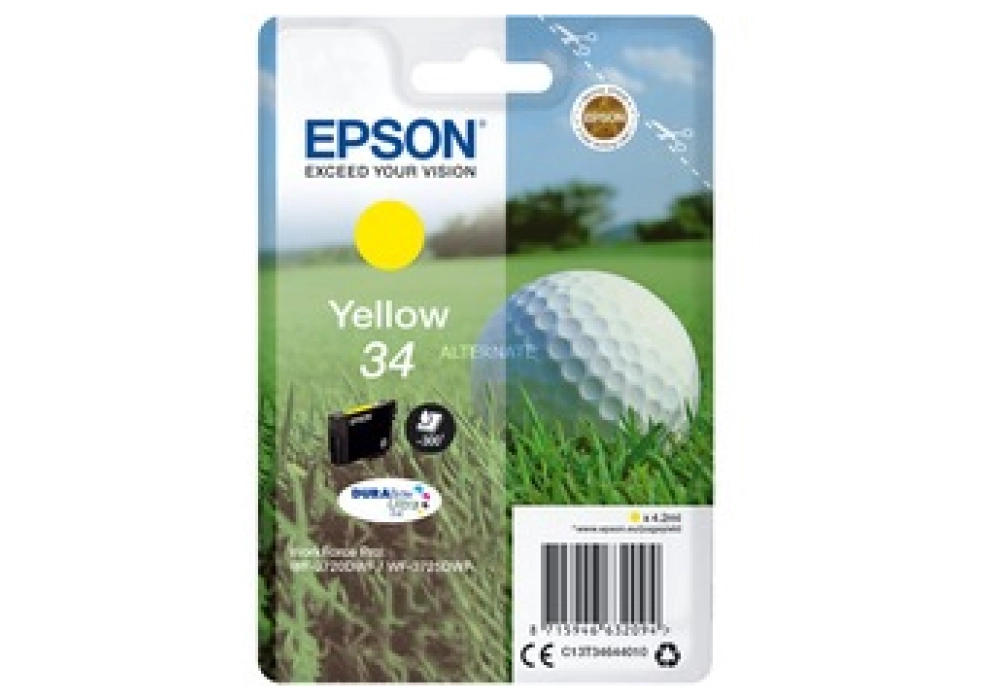 Epson Ink Cartridge 34 - Yellow