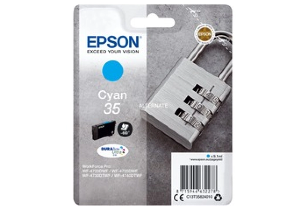 Epson Ink Cartridge 35 - Cyan
