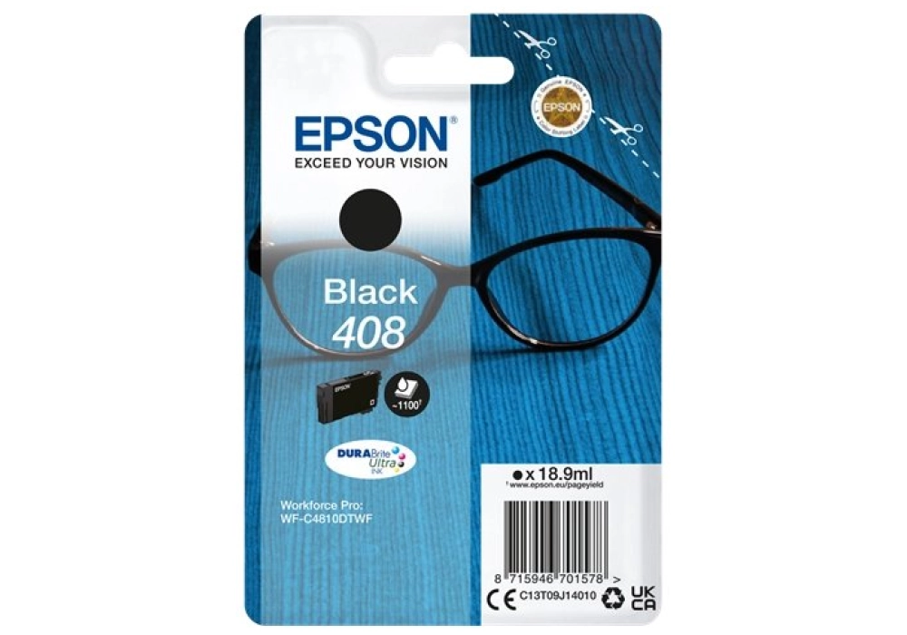 Epson Ink Cartridge 408 XL - Noir