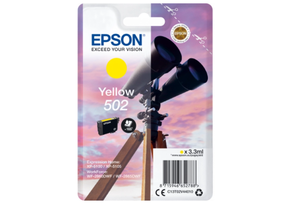 Epson Ink Cartridge 502 - Yellow