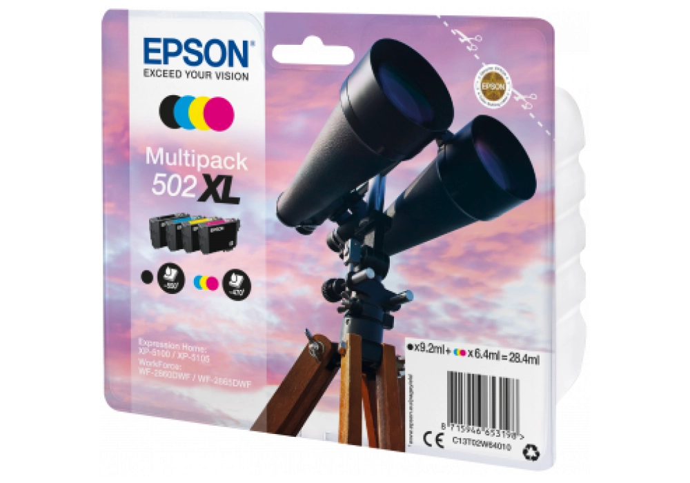 Epson Ink Cartridge 502XL - Multipack