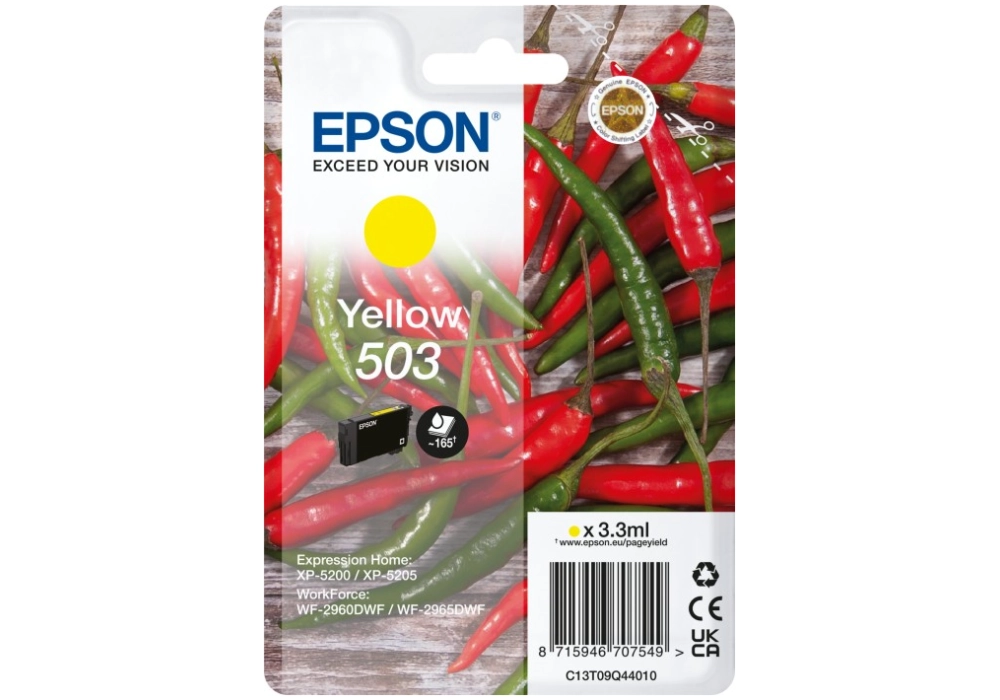 Epson Ink Cartridge 503 - Jaune