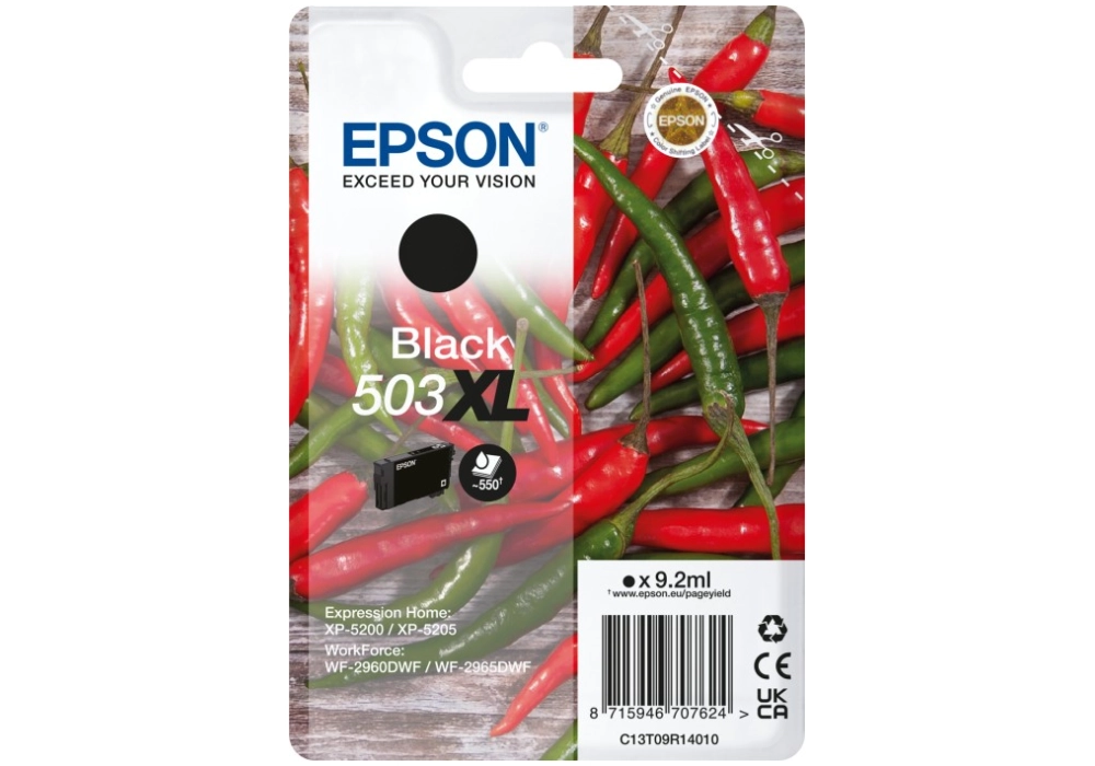 Epson Ink Cartridge 503XL - Noir