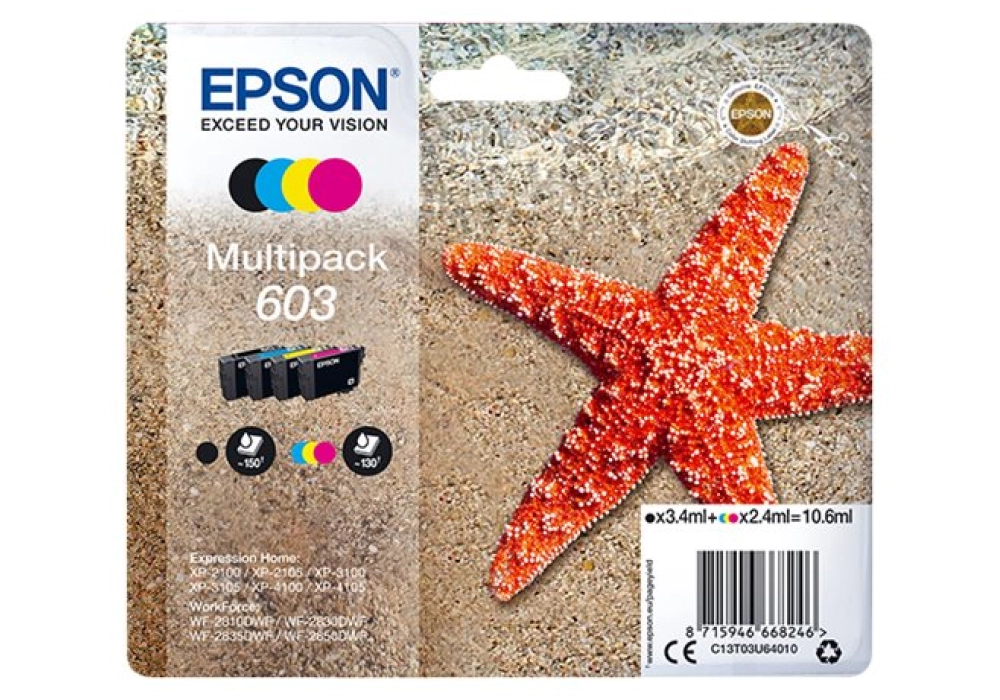 Epson Ink Cartridge 603 - Multipack