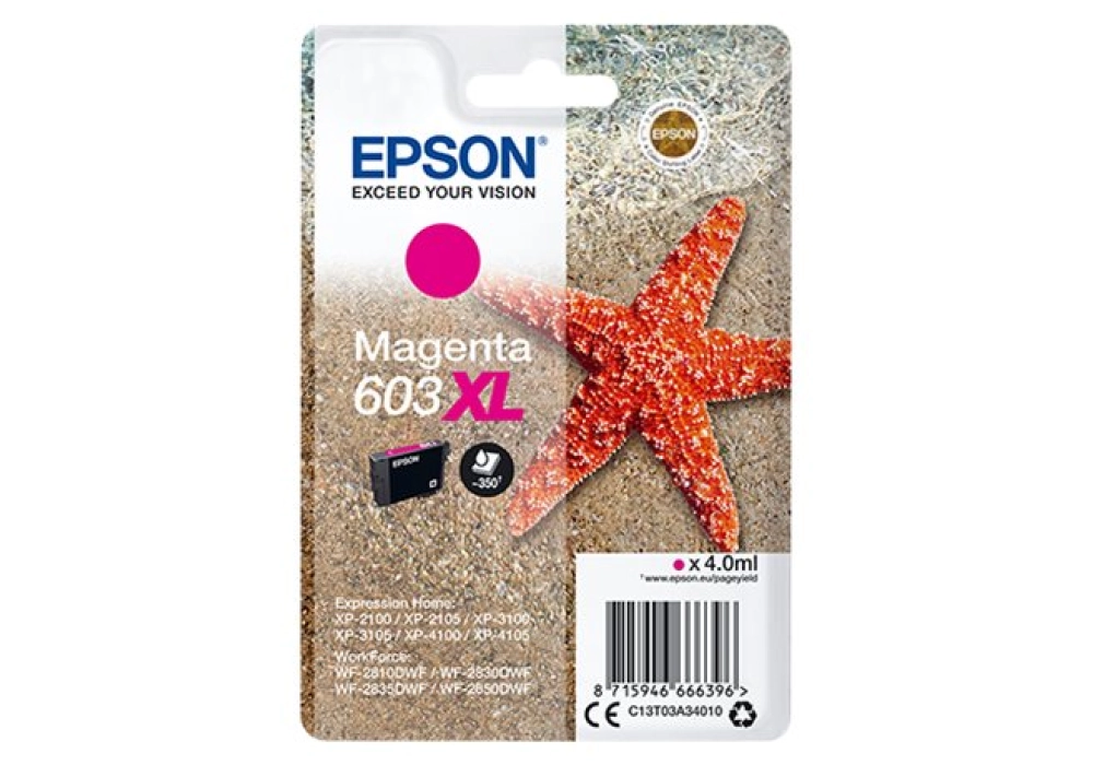 Epson Ink Cartridge 603 XL - Magenta