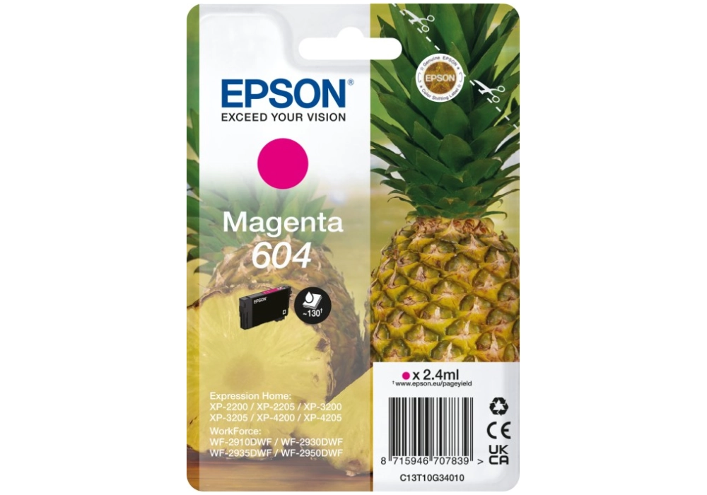 Epson Ink Cartridge 604 - Magenta
