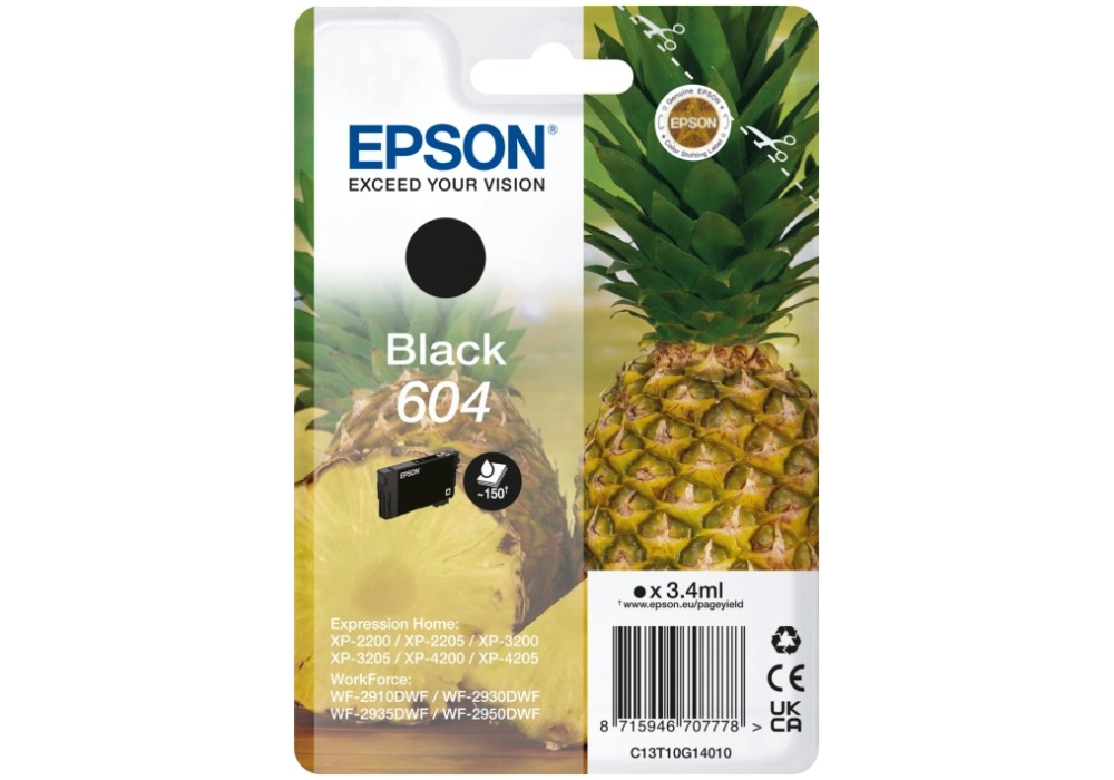 Epson Ink Cartridge 604 - Noir