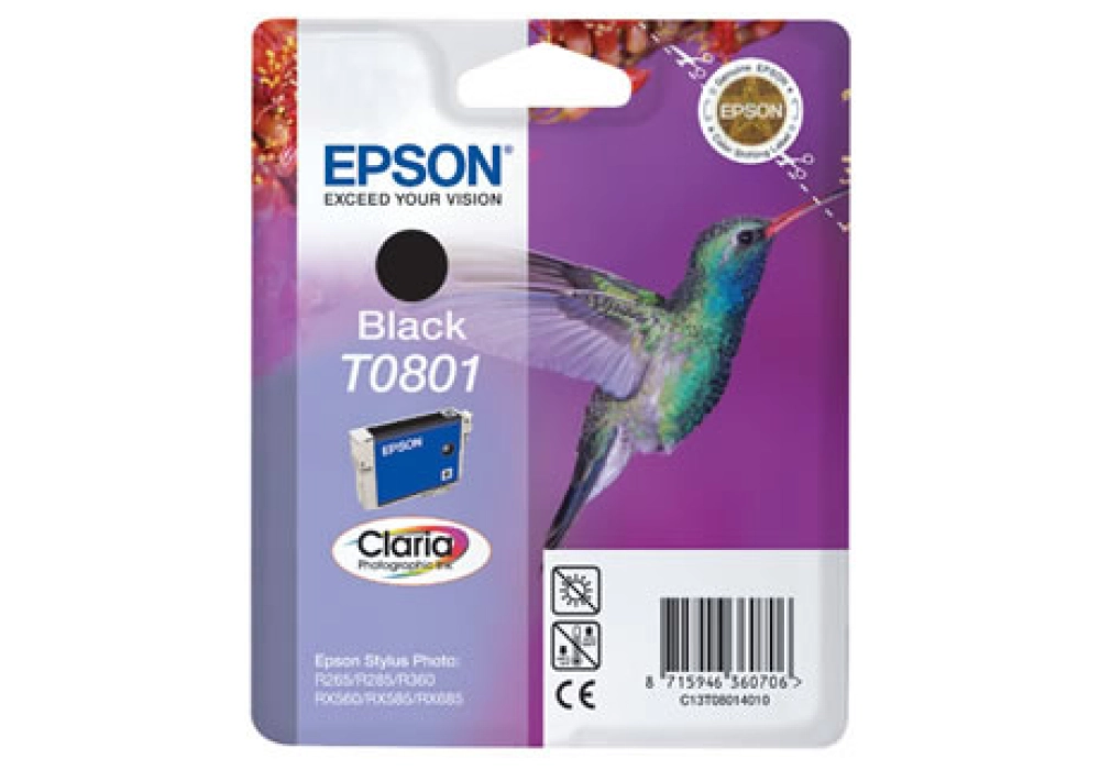 Epson Ink Cartridge T0801 - Black